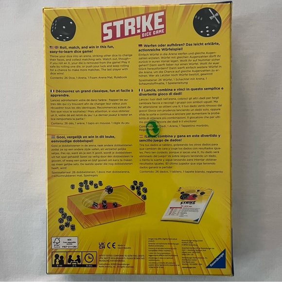 Ravensburger STRIKE dice game ages 8+, 2-5 players NEW in box - Picture 2 of 7